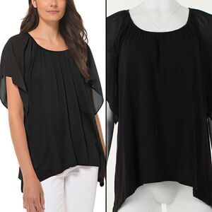 Michael Michael Kors Petite Scoop-Neckline Top